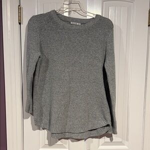 Pink Clover Gray Sweater